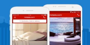 ئەپی گەشتیاری Hotels.com