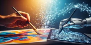 کاریگەری زیرەکی دەستکرد لەسەر داهێنەری مرۆڤ