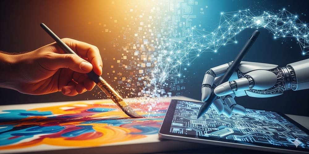 کاریگەری زیرەکی دەستکرد لەسەر داهێنەری مرۆڤ