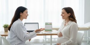 سەردانی بەردەوامی پزیشک، ئامۆژگاری مانگی یەکەمی دووگیانی