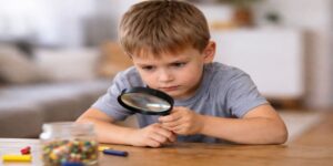 شیکردنەوەی نیشانەکانی زمانی جەستەی منداڵان، نیشانەکانی کنجکاوی لە منداڵاندا