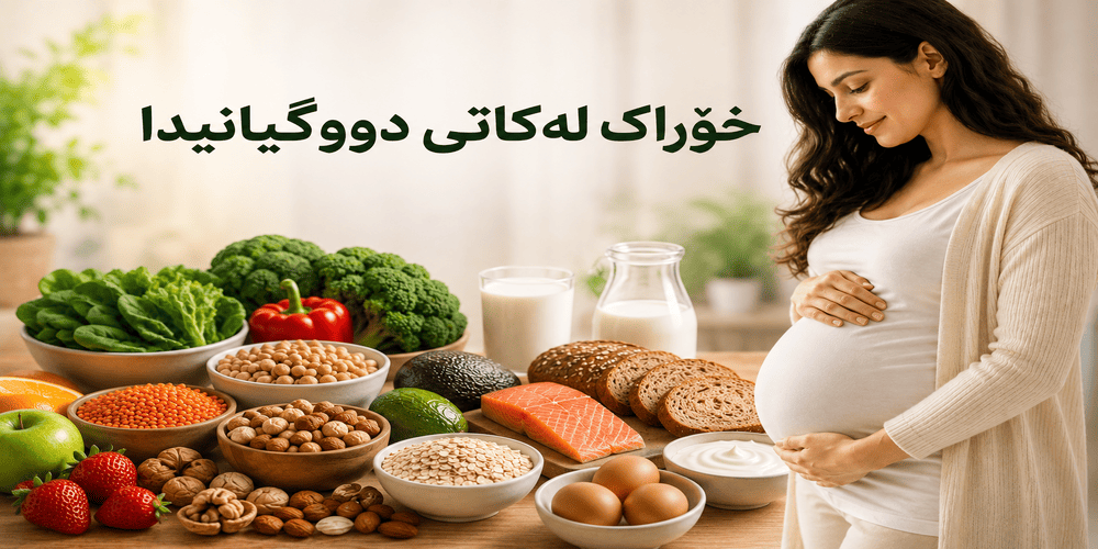 خۆراک لەکاتی دووگیانیدا | باشترین خۆراک بۆ تەندروستی دایک و گەشەی کۆرپەلە